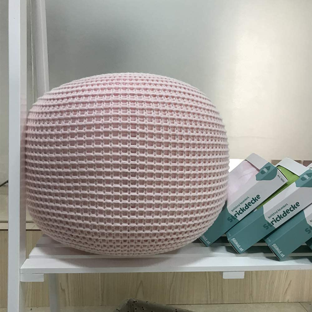 Repose-pieds canapé rose et pouf de salon gain de place 40x30