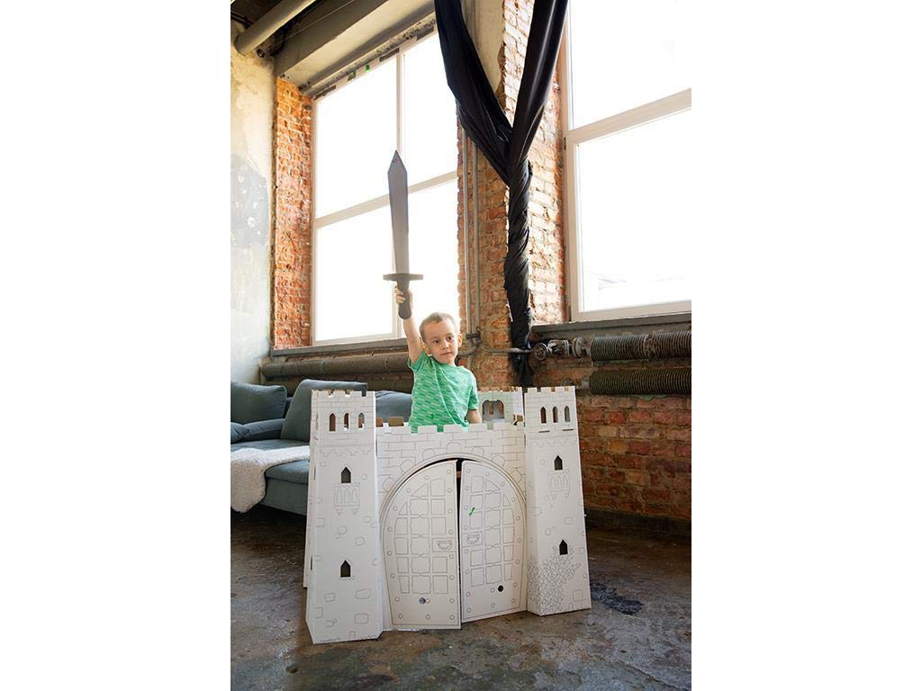 TEKTORADO Schloss 92x73x76 cm zum Zusammenbasteln & Ausmalen 46
