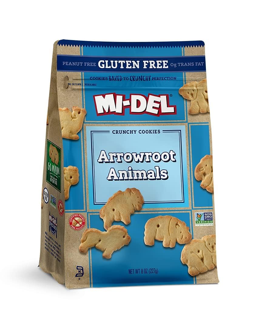 Mi-Del Gluten Free Arrowroot Animals / 8 Ounce (Pack of 1) / 1 Sugar