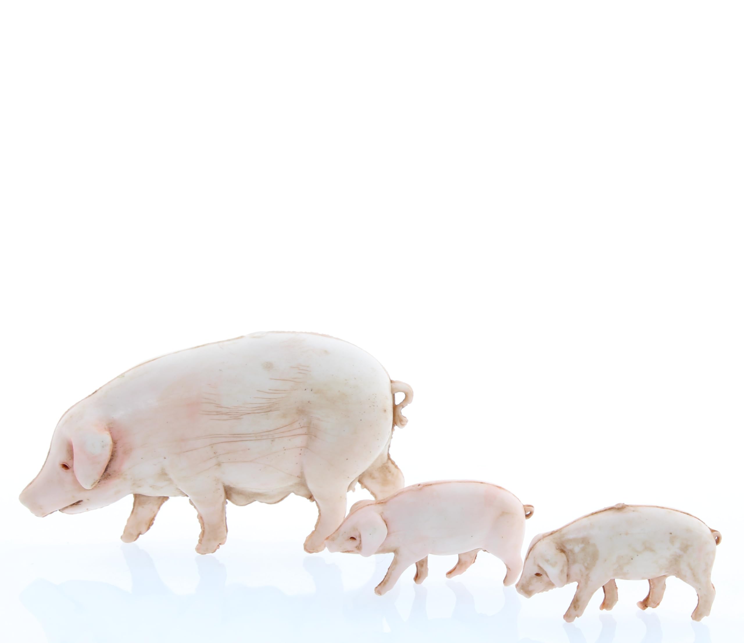 Moranduzzo 2 Vaches Assorties Pour Crèche 10 Cm – Figurines Artisanales Italiennes Indestructibles Par Martino Landi