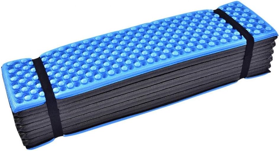 VGEBY Folding Camping Mat, Waterproof XPE Foam Sleeping Pad Beach Tent Cushion Seat Mat for Camping Hiking Travel(Blue) Foam Sleeping Pad Foam Sleeping Pad Foam Sleeping Pad Camping Mattress Pad