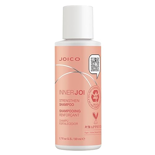 Joico InnerJoi - Champú fortalecedor Para cabello dañado y teñido Sin sulfatos ni parabenos Fórmula vegana derivada naturalmente 1.7 onzas