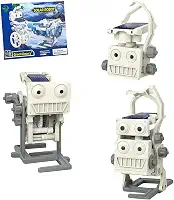 Kit Robô Solar Completo Infantil Educativo Robótica 3 em 1 Brinquedo Ciência e Tecnologia