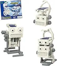 Kit Robô Solar Completo Infantil Educativo Robótica 3 em 1 Brinquedo Ciência e Tecnologia