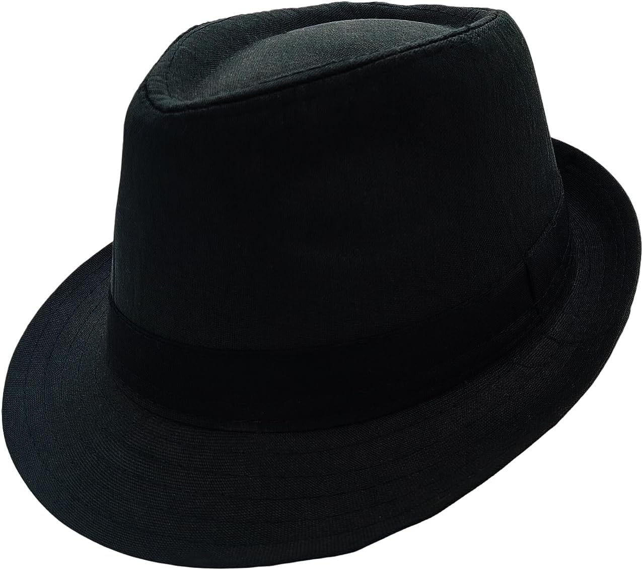 Short Brim Trilby Fedora Hat for Men Women