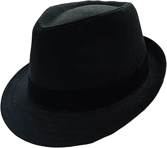 Short Brim Trilby Fedora Hat for Men and Women