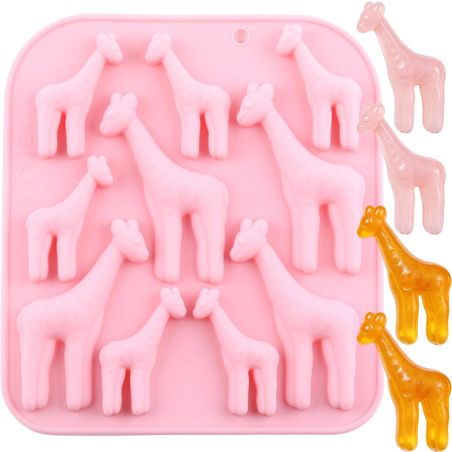 Giraffe Silicone Candy Moulds Giraffe Shape Mould for Candy Chocolate