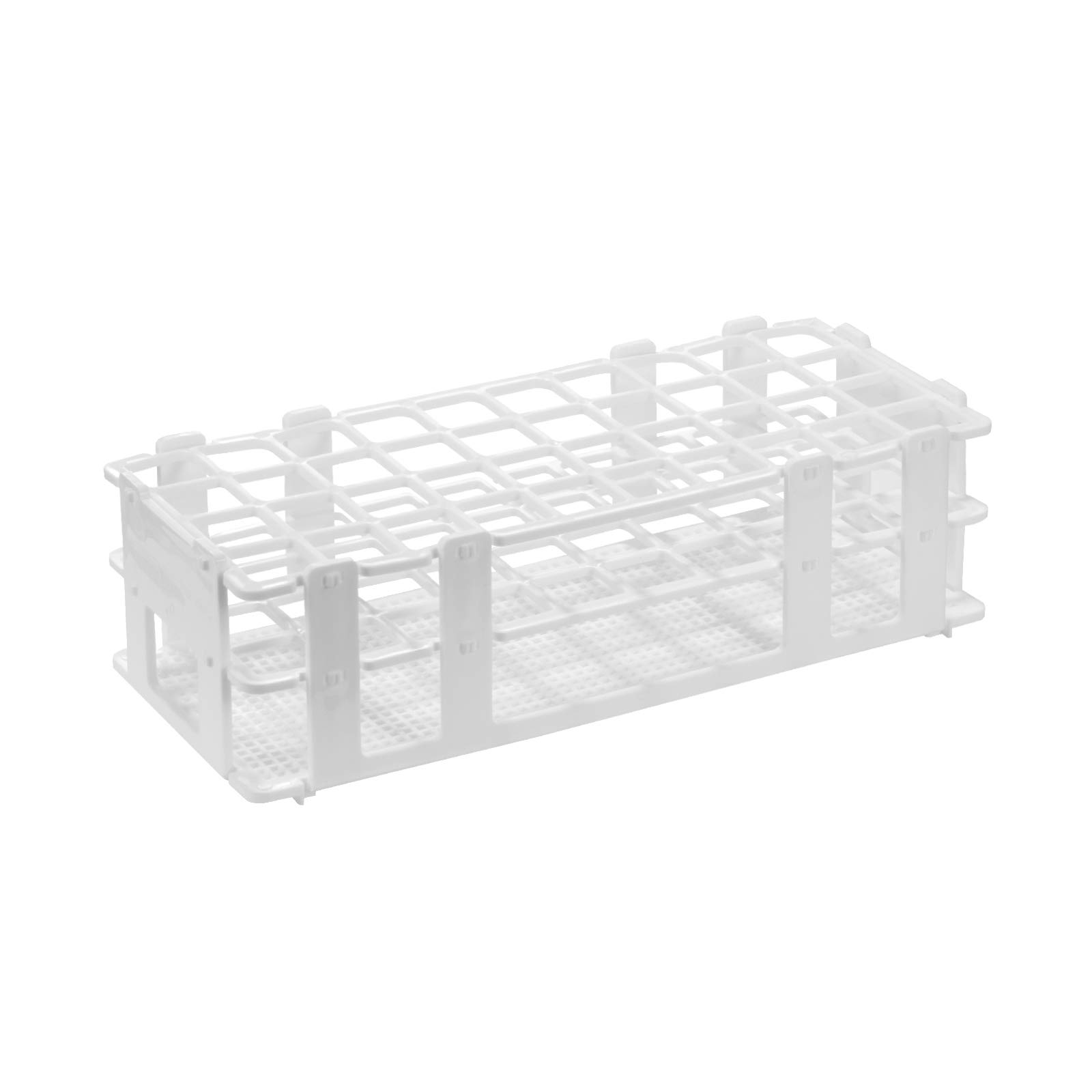 Eowpower Plastic Lab Test Tube Rack Storage Stand Holder Detachable For