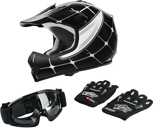 Miniatura 1 de SLMOTO Motocross Helmet DOT Youth & Kids Offroad Street Helmet Dirt Bike Motocross ATV Helmet