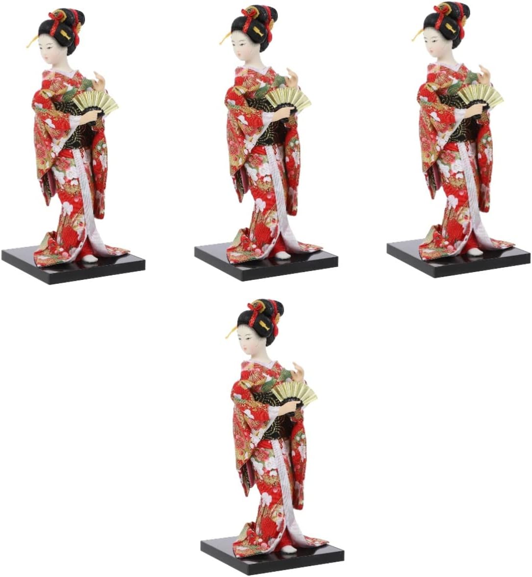 Baluue 4pcs Adornment Traditional Kabuki Decoration Maiko
