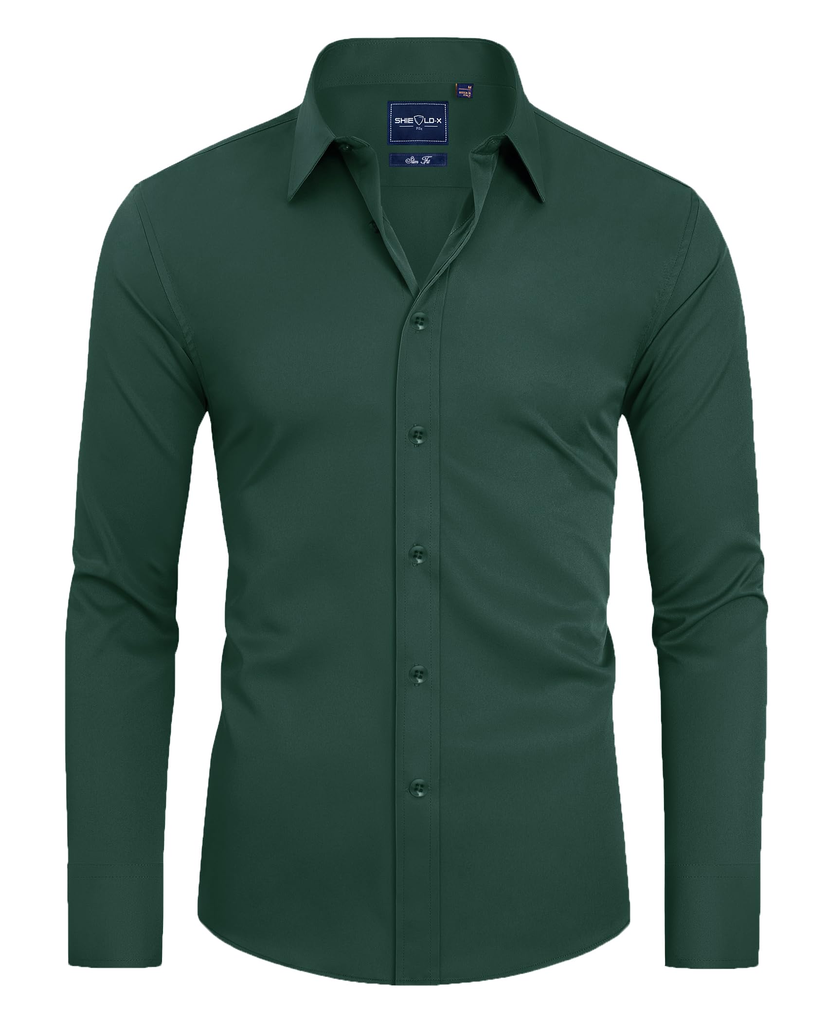 mens emerald green dress shirt Men's Satin | Tailored Fit Barry.Wang new arrival 1000+ styles dress shirts are perfect for all formal Mens Emerald Green Dress Shirt
