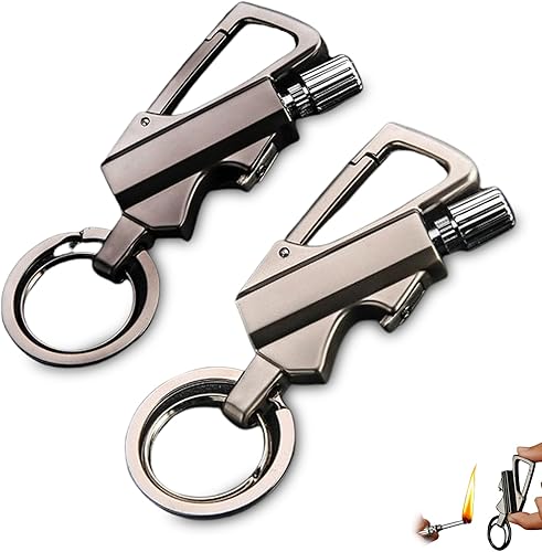 Miniatura 9 de Consensuts Lighter-Consensuts - Encendedor infinito permanente con llavero multiherramienta abridor de botellas para exteriores (F)