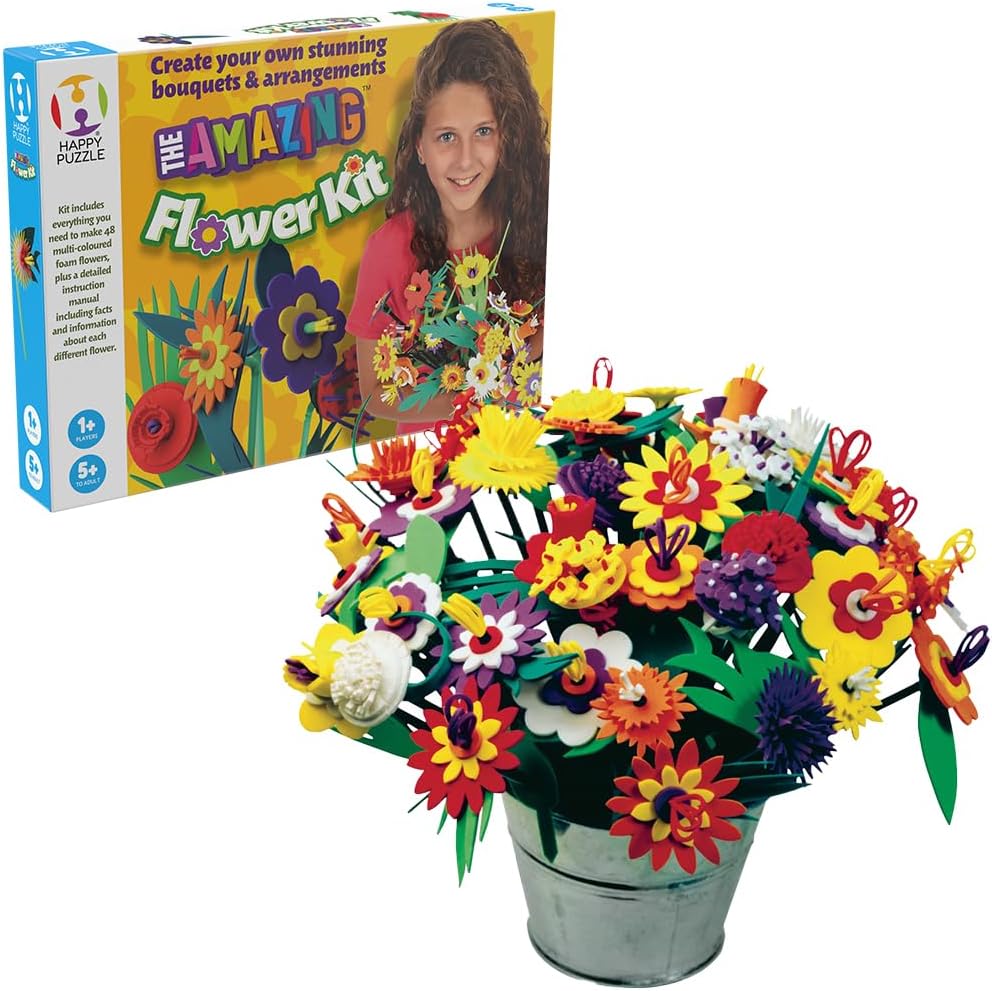 Amazing Flower Kit, Craft Building Set, Age 4+