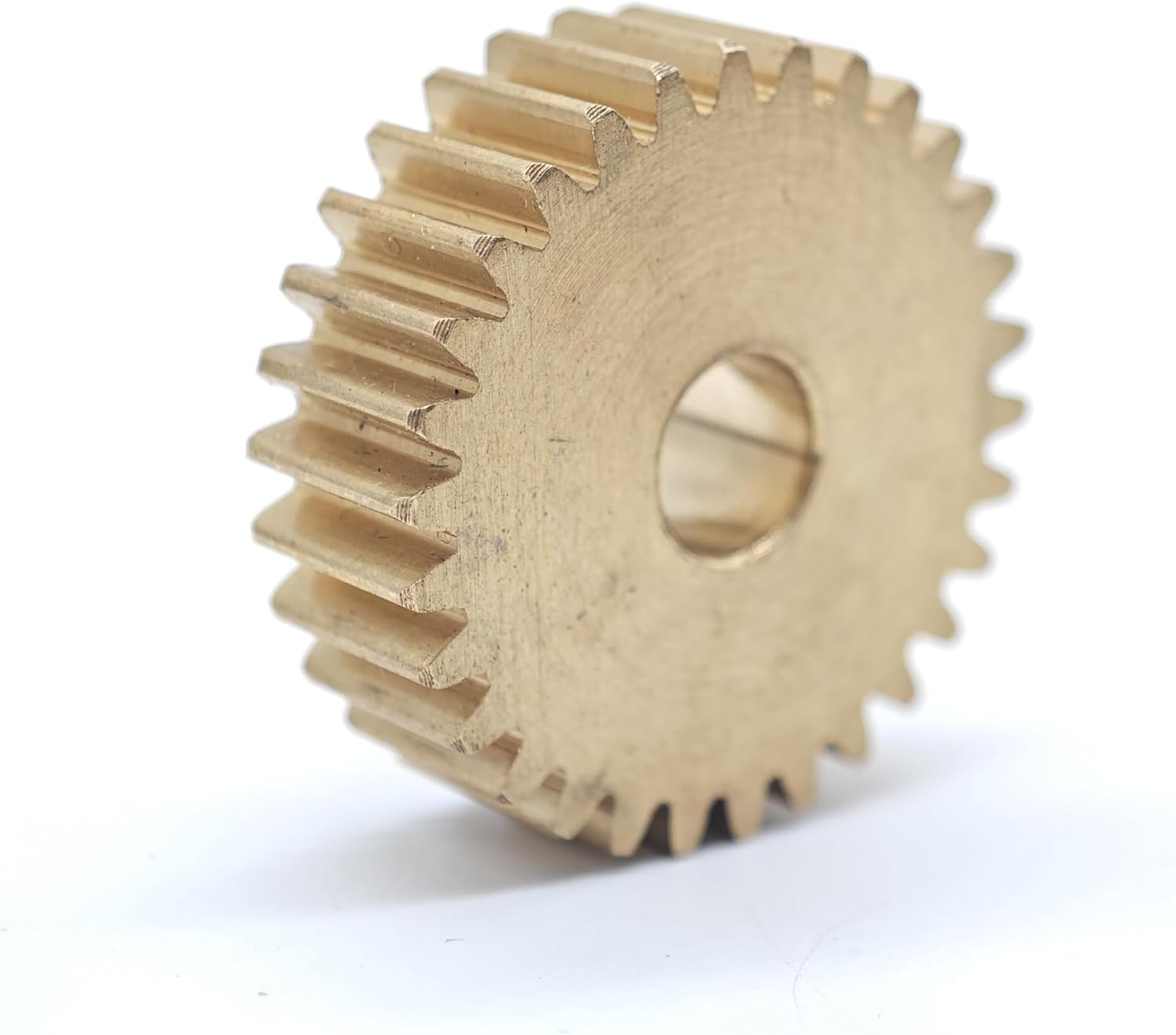 Gear Pinion, Engine,0.6 Module 150 Teeth Brass Flat Spur 91.2mm Diameter 5mm Thickness Straight Cylindrical Shaft Hardware(12.7mm bore)