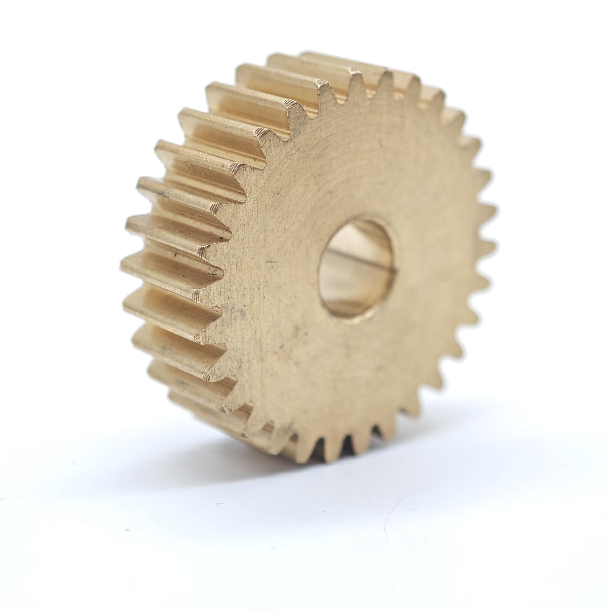 Ingranaggio cilindrico piatto in ottone da 0,6 moduli da 150 denti, diametro 91,2 mm, spessore 5 mm, pignone a denti dritti, ingranaggio cilindrico da 0,6 M da 150 denti meccanico