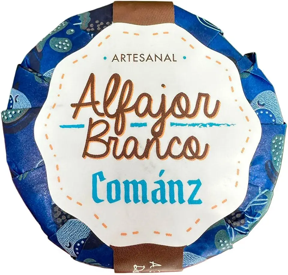 Alfajor Branco Artesanal Cománz 90g