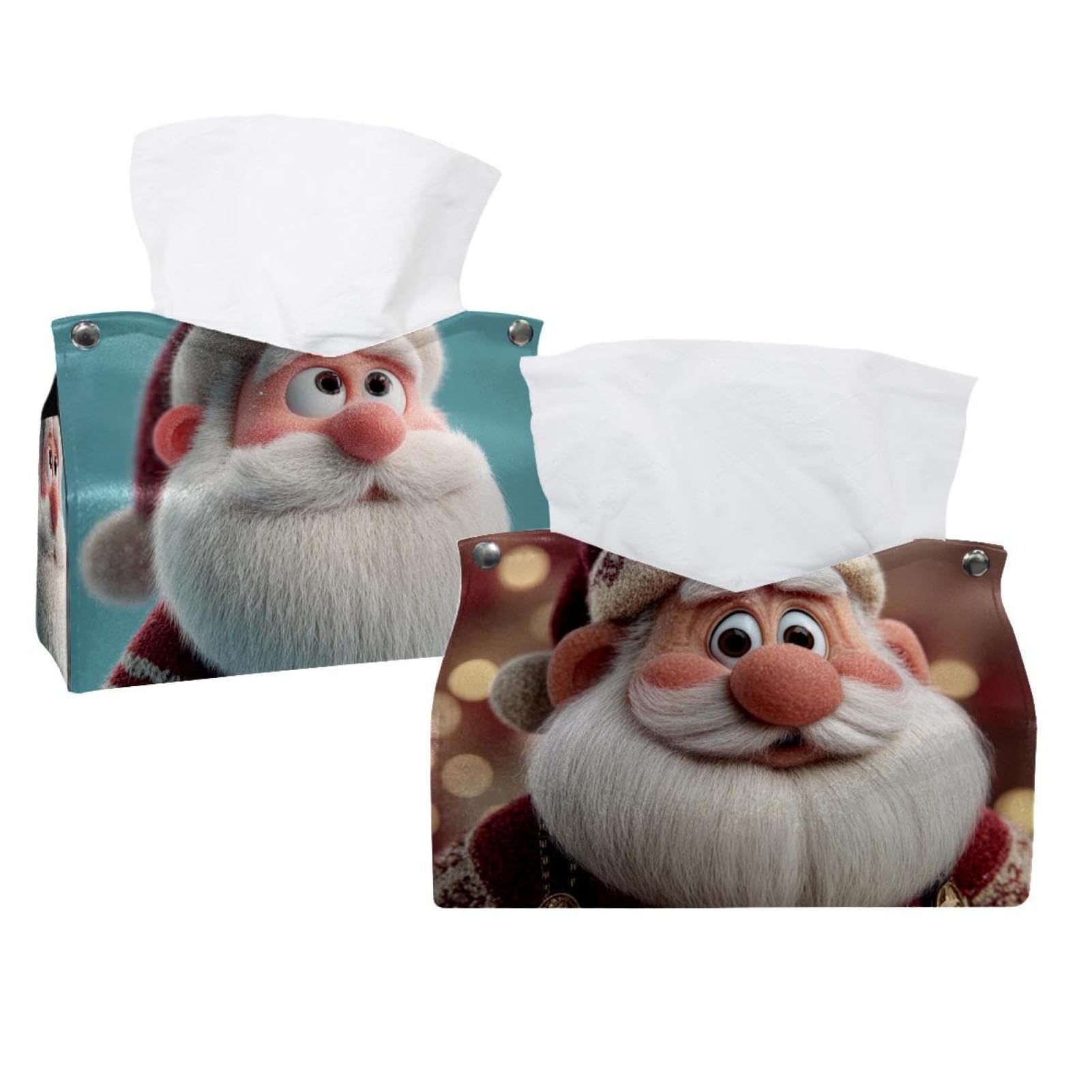 Support moderne de boîte à mouchoirs Noël pour décoration de salle de bain