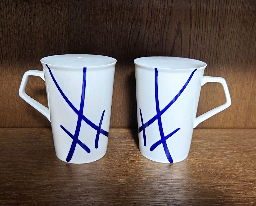 Meissen 希少アンティーク 未使用品 希少❕未使用マイセンマグカップ双剣マークコバルトブルージョッキmeissen