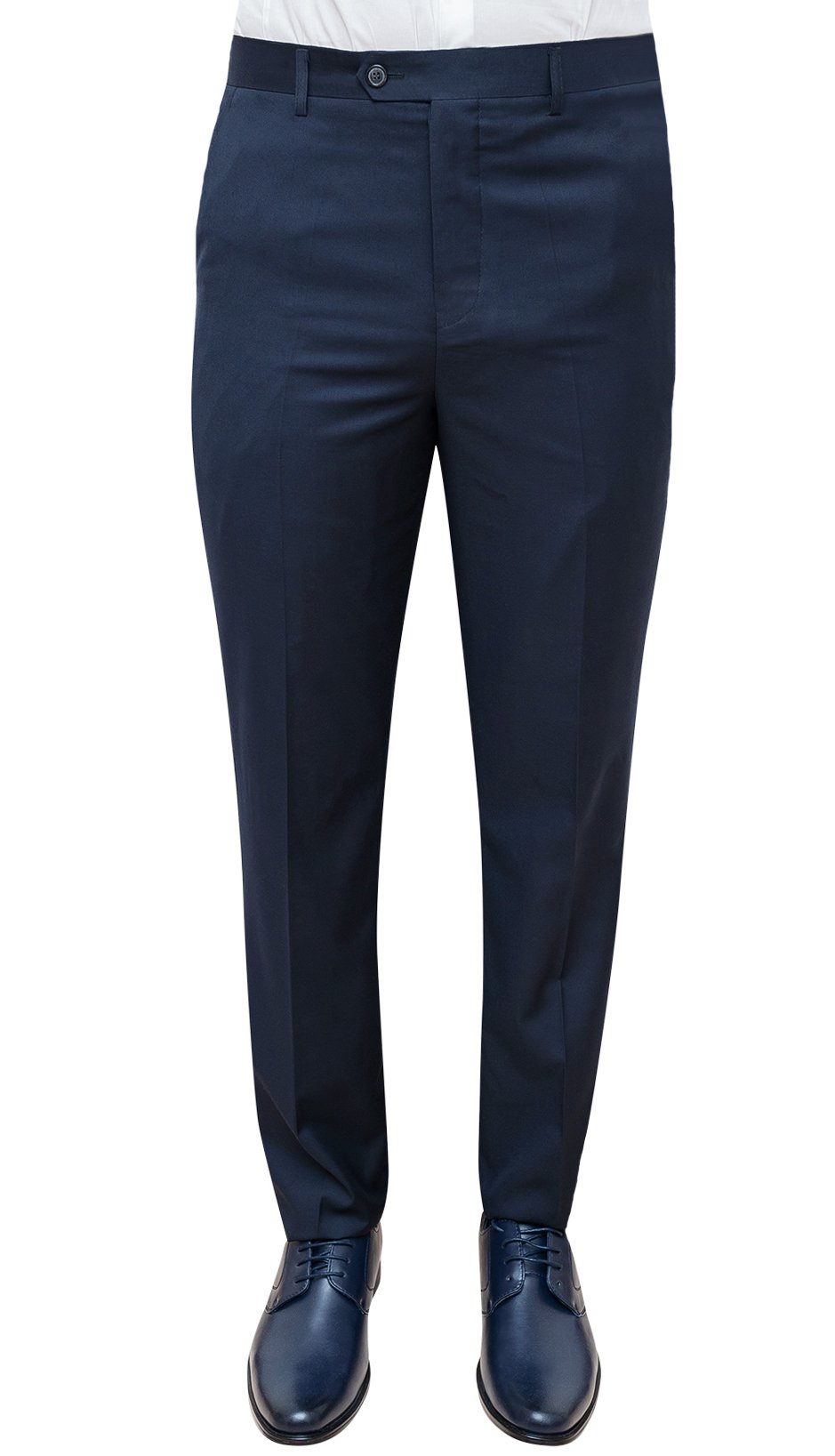Evoga Pantaloni Uomo Class sartoriali Blu Scuro Formale Elegante