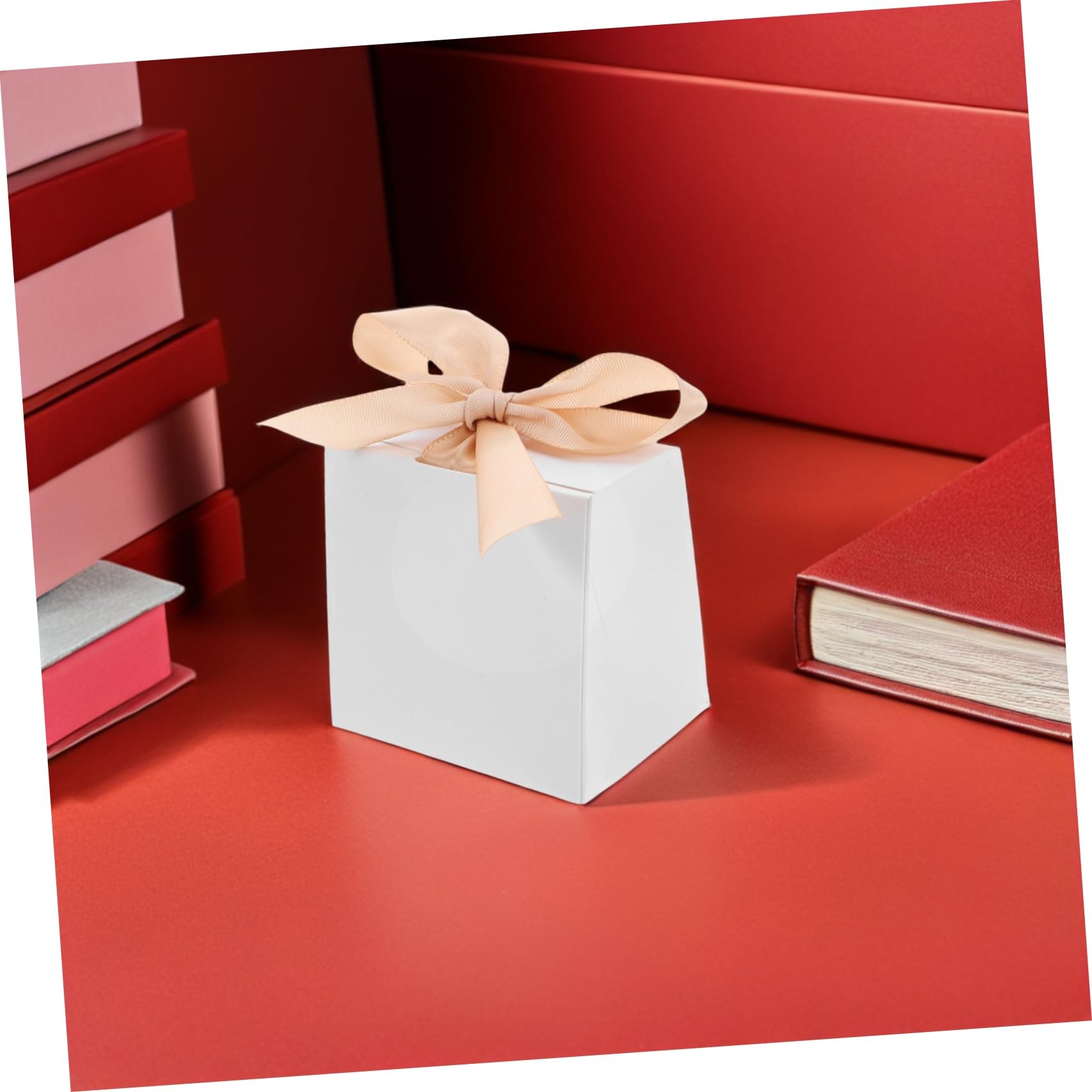 Kleiner Geschenkboxen im Europäischen Stil, 50 Satz mit Schleife aus Papier