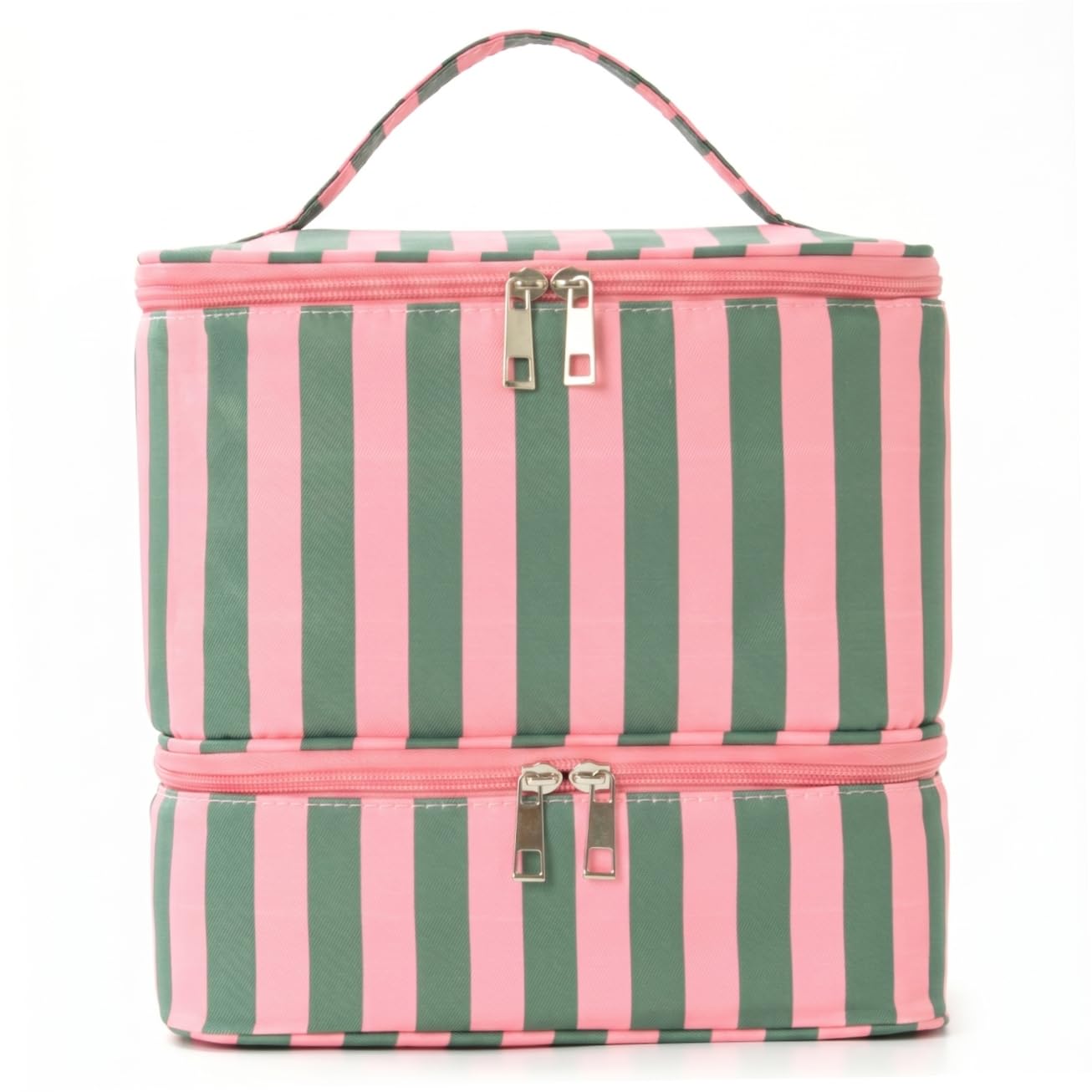 Bolsa para kit de uñas de gran capacidad con múltiples compartimentos ordenados 6