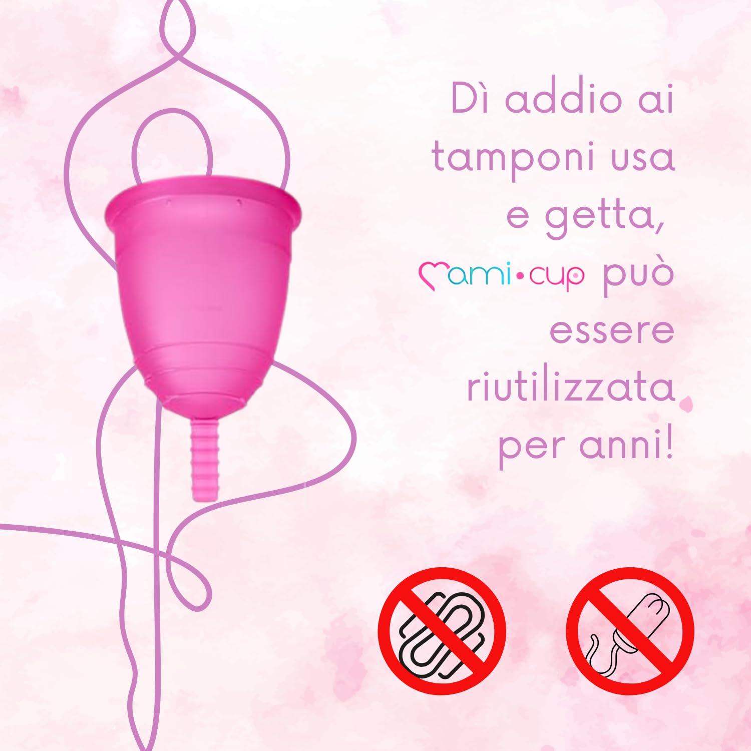 MamiCup® zestaw kubków menstruacyjnych M+L (turkusowy) - miękki, elastyczny, medyczny silikon wielokrotnego użytku