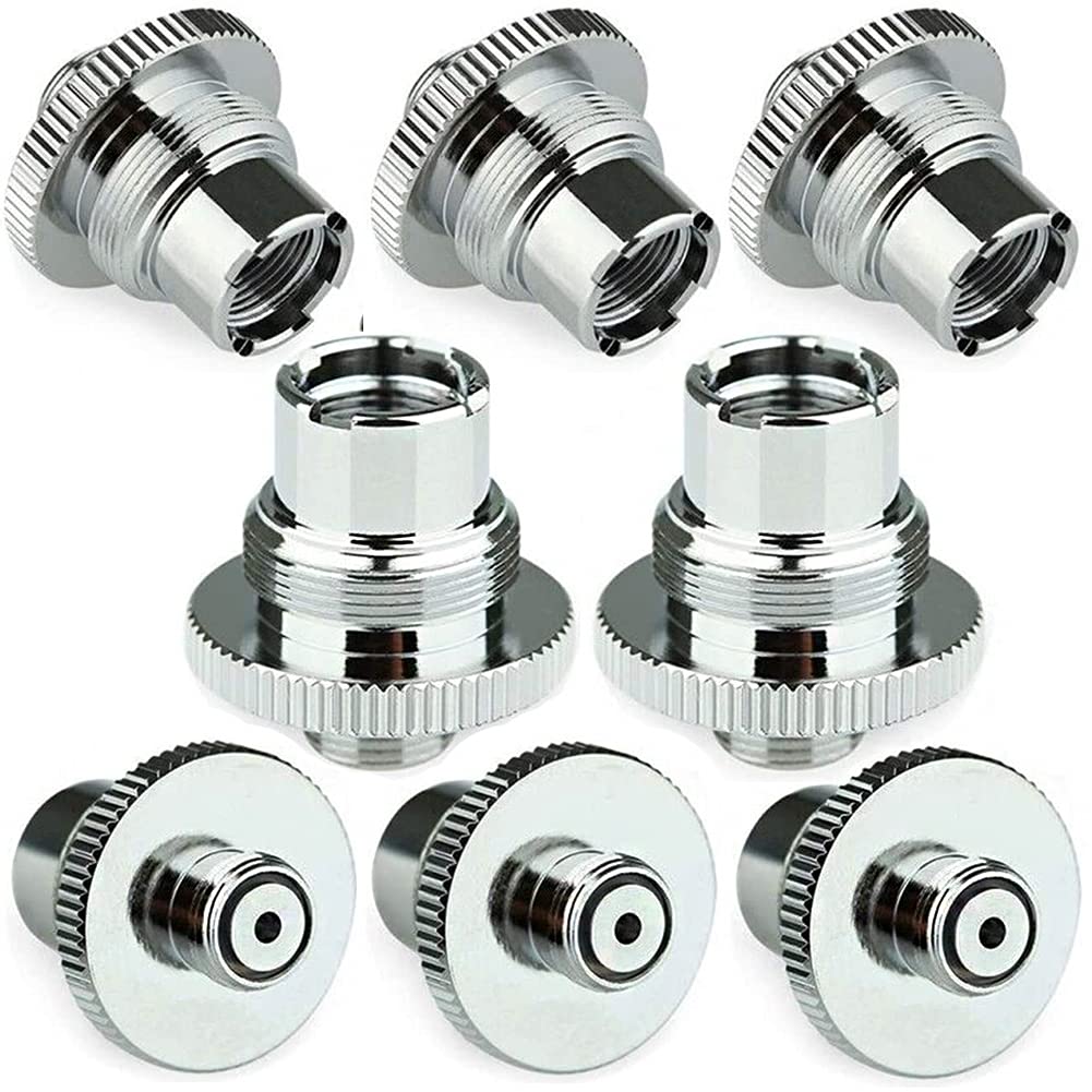 8PCS Stainless 510 to ego Connector 510 to ego Thread Adapter