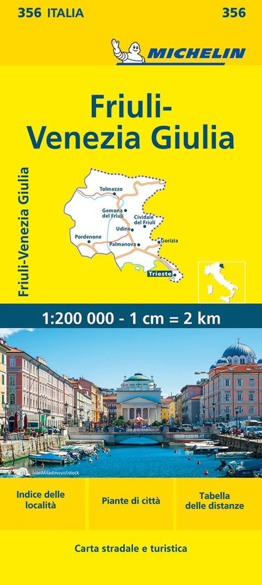 Friuli Venezia Giulia - Michelin Local Map 356: Map