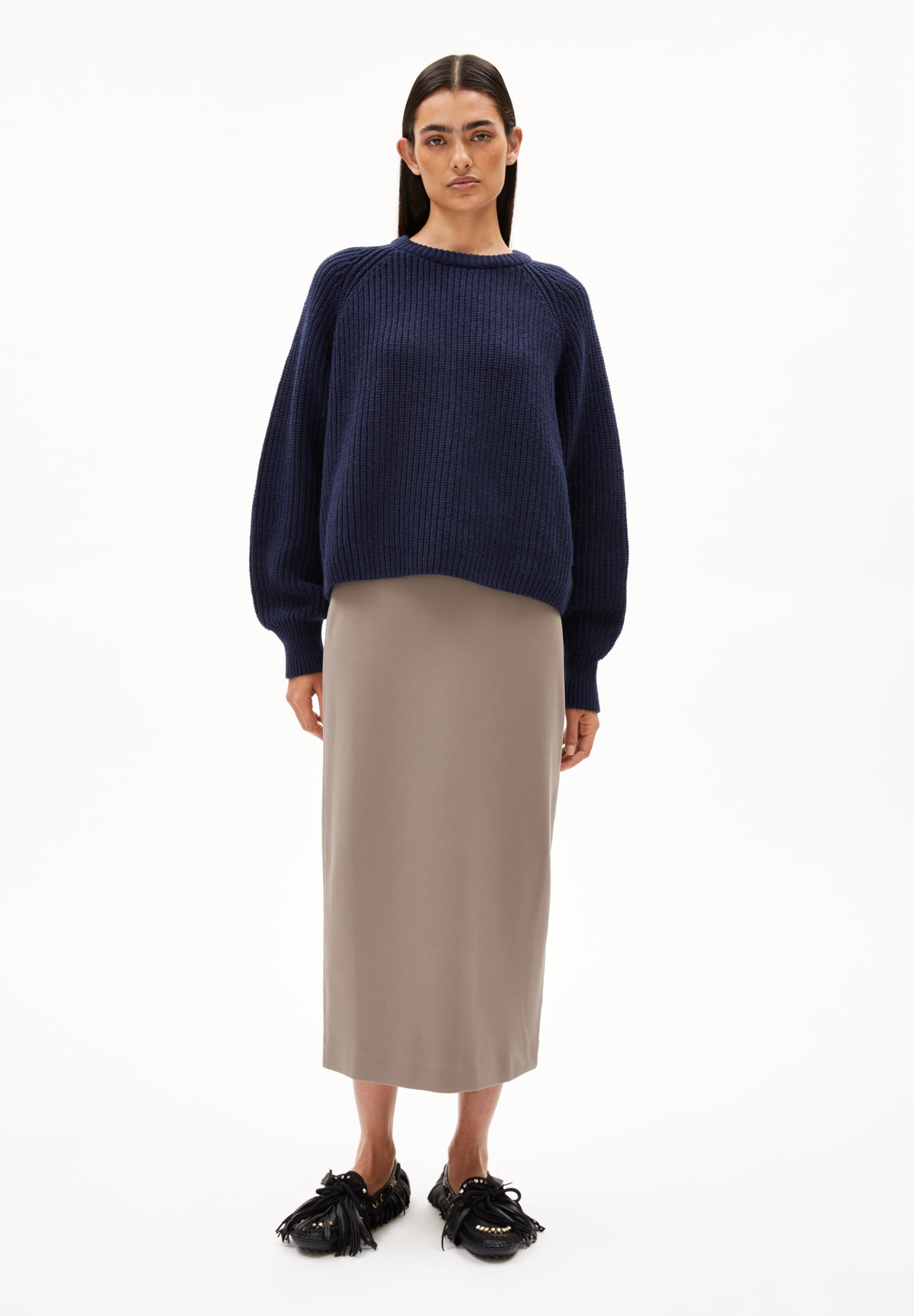 ARMEDANGELS Damen Pullover aus Bio-Woll Mix KAAGI Loose Fit