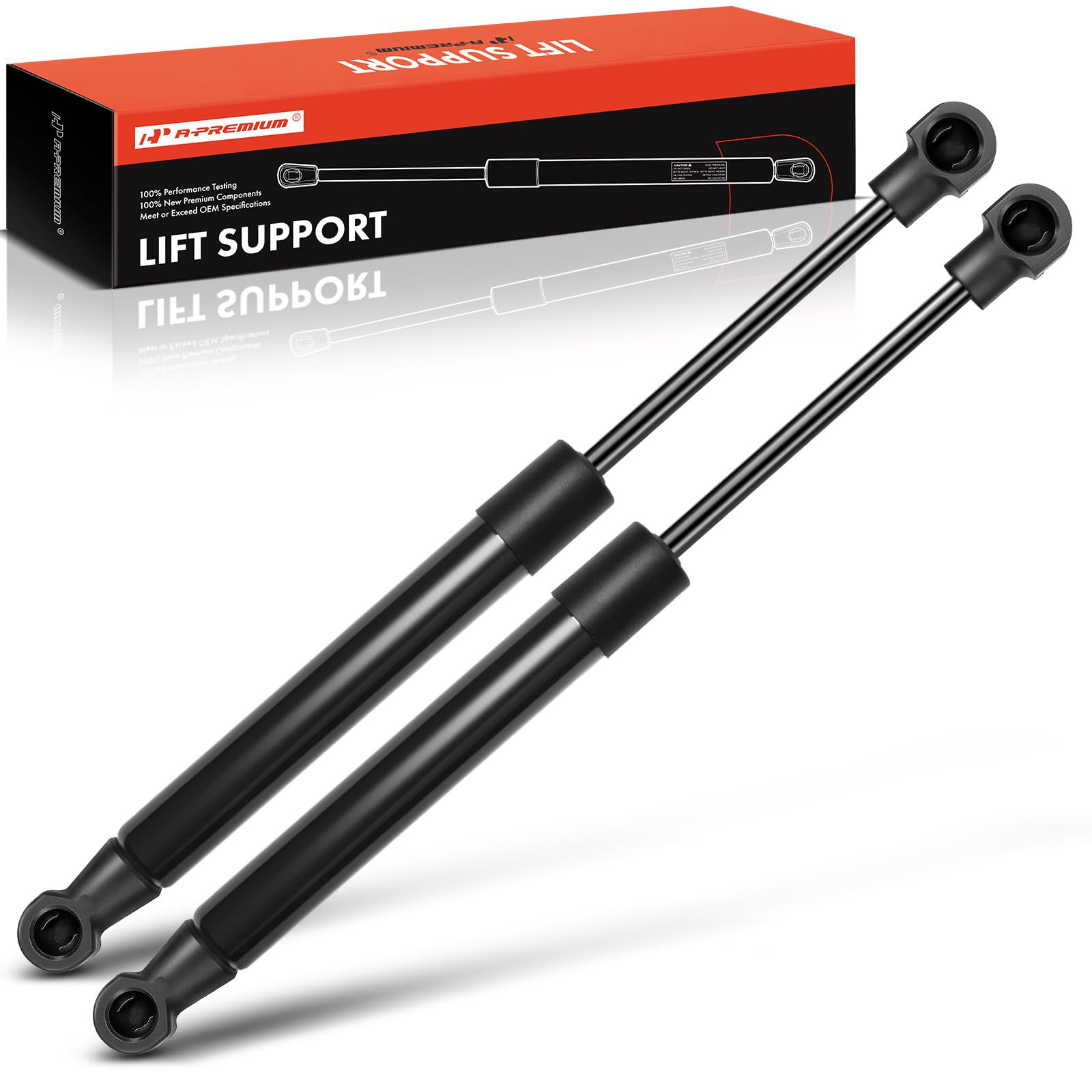 A-Premium Rear Trunk Tailgate Boot Strut Gas Springs Lift Supports Shock Struts Compatible with Hyundai Genesis 2009-2014 Set of 2