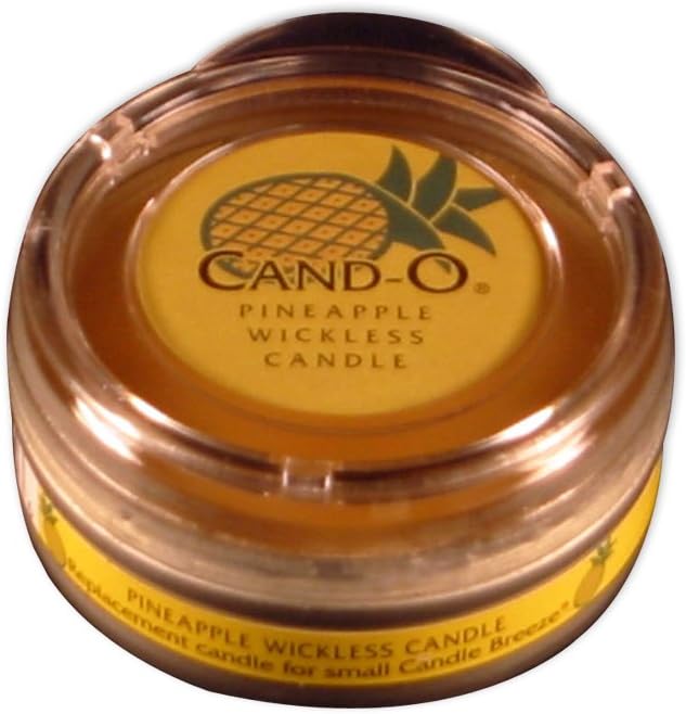 Candle Breeze Cand-o Pineapple Flameless Scented Candle, Small