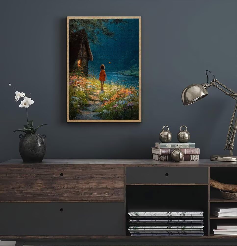 Ścieżka Dla Dziewczyn, Klasyczne Puzzle 4000 Sztuk Dorosłych BLQSBGA7-356 | Wyzwanie Zagadki, Gry Logiczne Cała Rodzina, Stres, Wystrój Domu Miłośnicy Puzzle