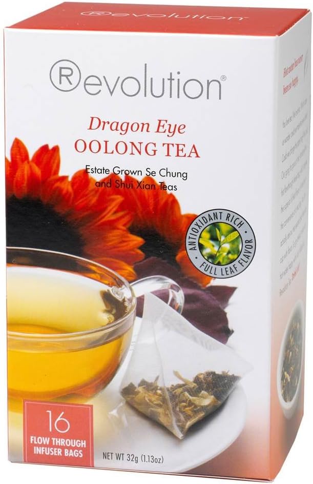 Revolution Tea Dragon Eye Oolong Tea pack of 3 Grocery