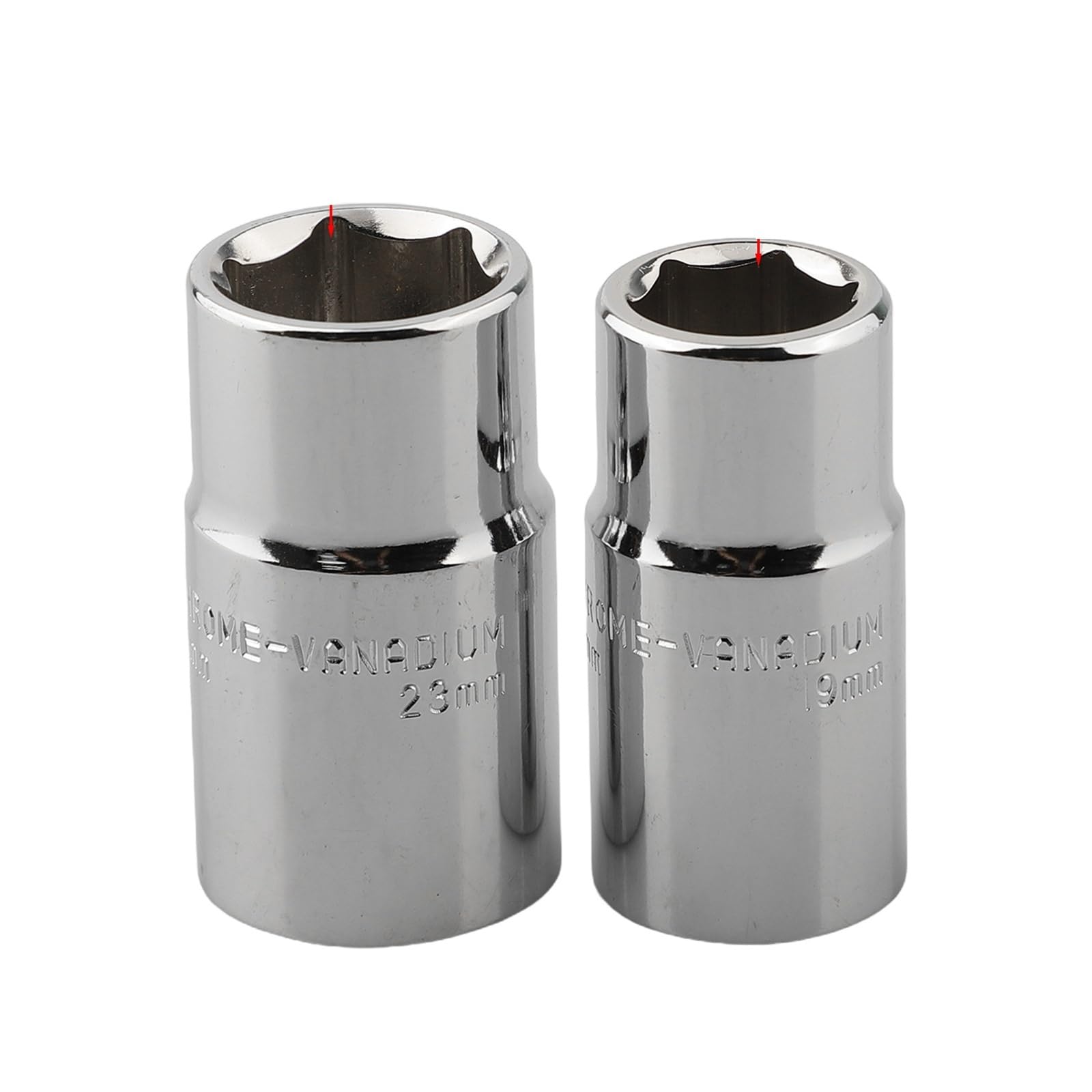 Dual Size Telescopic Tire Socket Wrench 17-19mm 21-23mm Auto Tool(2pcs)
