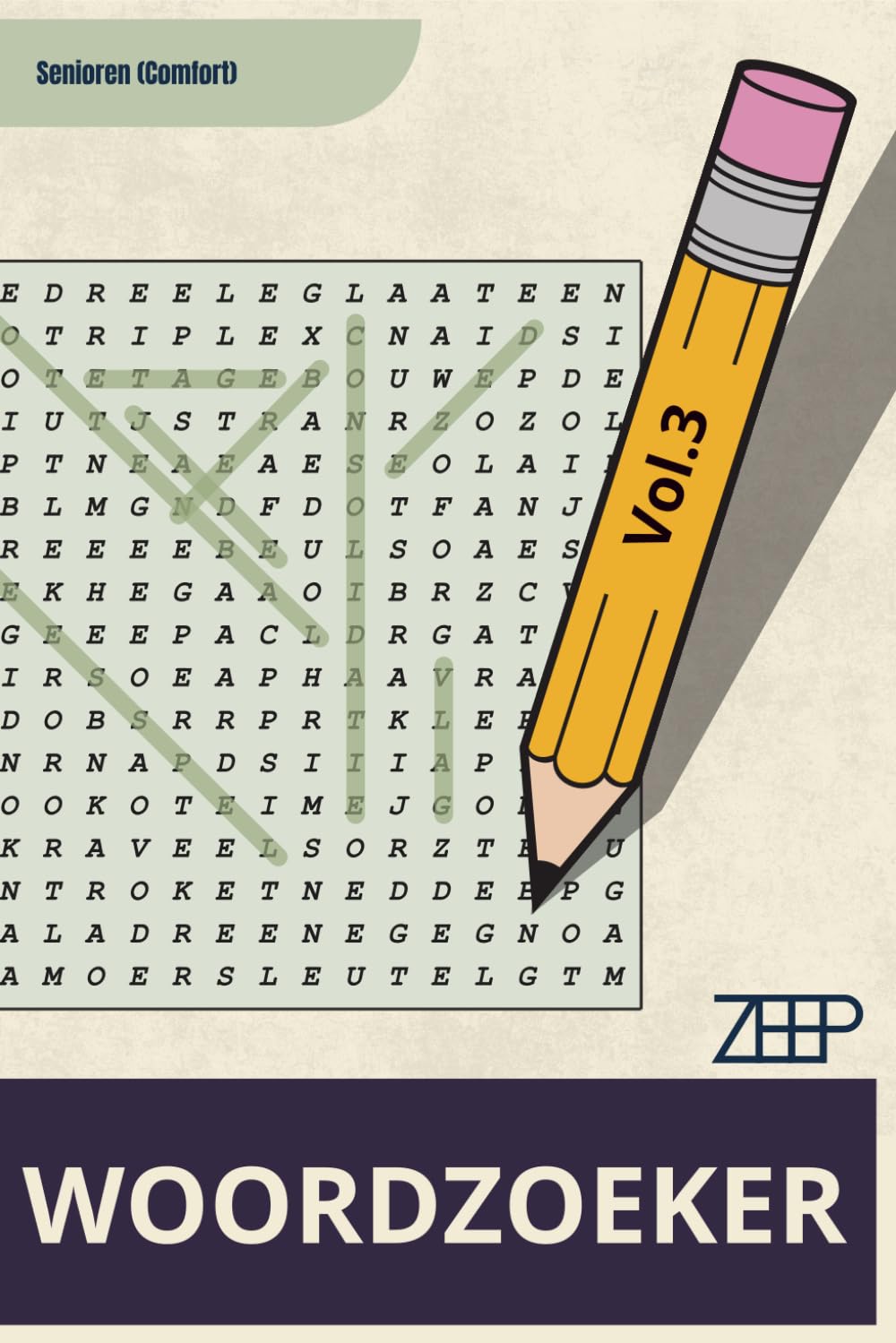 Woordzoeker Puzzelboek Grote Letters Vol.3 | 180 Rustgevende Woordzoekers voor Senioren: Voor senioren die willen ontspannen met duidelijke grote ... toegankelijke en plezierige puzzelervaring