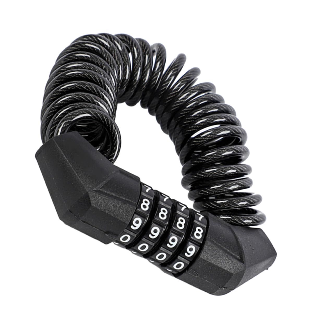 VICASKY 1pc Portable Bike Coded Lock Durable Combination Theft Lock for Mountain Bikes Motorcycles Helmets Lightweight Cable Security Device