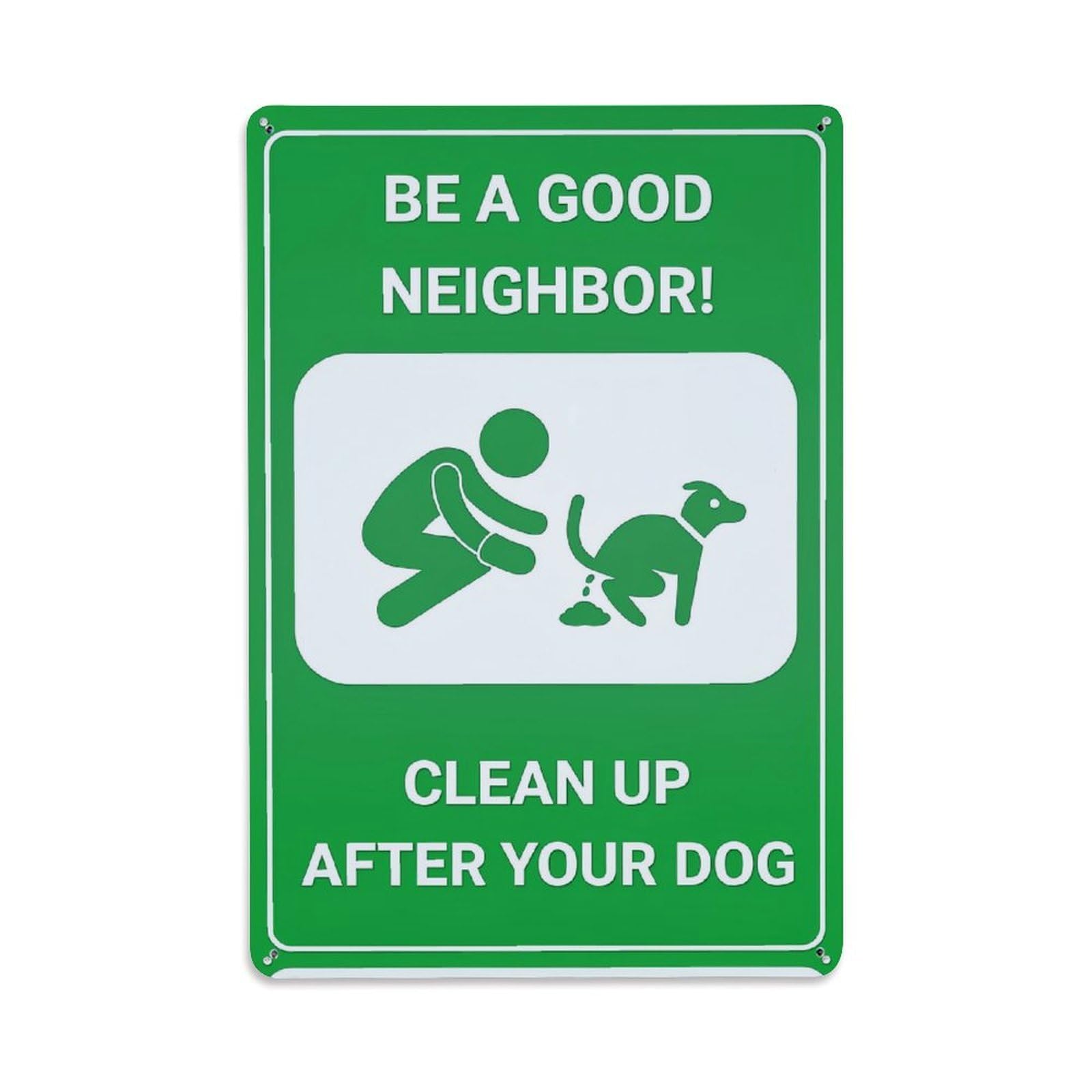Jdfenggu Vintage Be A Good Neighbor Sign Retro Metal Tin Sign, Metal Poster For Bar, Home, Man Cave, Kitchen, Laundry Room Art Decor 8X12 Inch