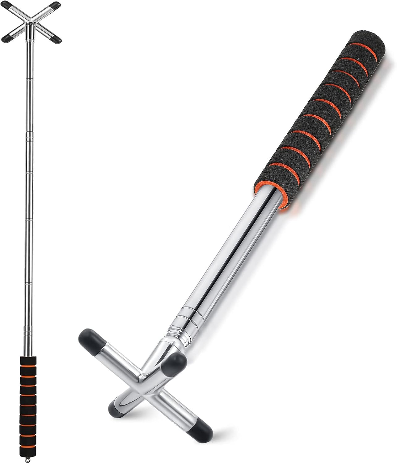 Skylety Retractable Pool Bridge Stick, Billiards Cue Bridge with Metal