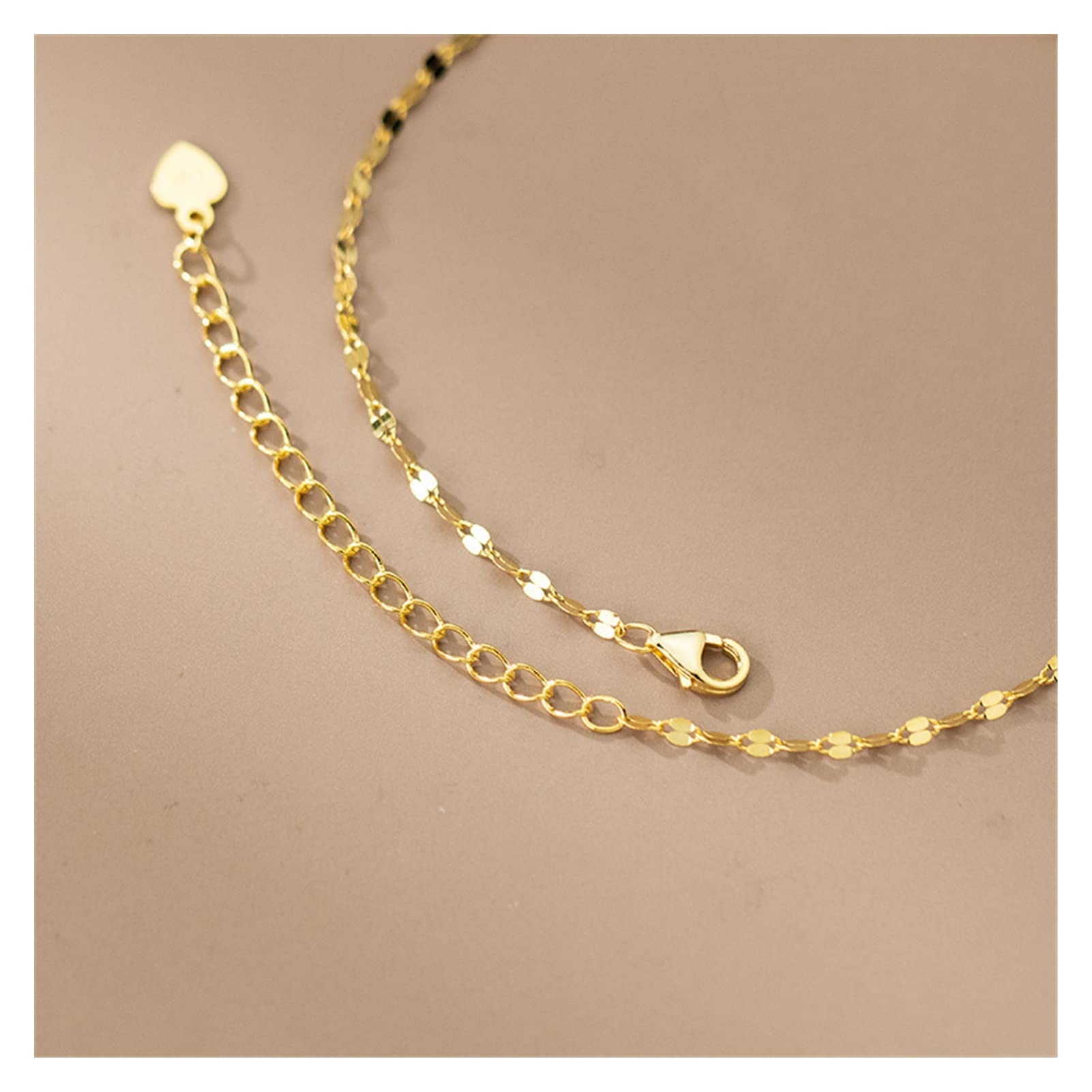 Fußkettchen, Hip-Hop-Mode, Doppelglocken-Fußkettchen für Damen, Kette, Party, Fußschmuck, Zubehör, Damen-Fußkettchen (Farbe: Grau, Größe: C)