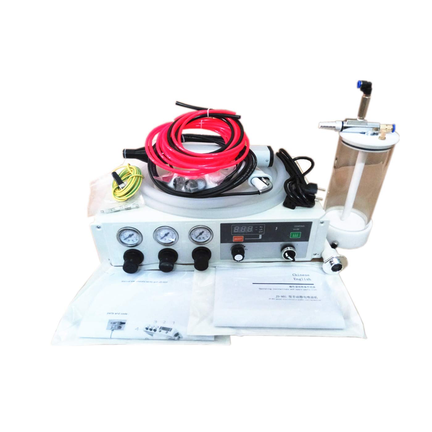 Pulse Digital Powder Coating Machine with Powder Cup