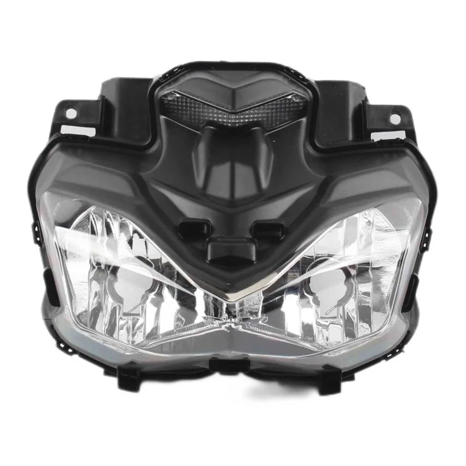 Dirt Bike przednie światła Pasuje do Kawasaki Z900 17-19 reflektor motocyklowy HID reflektory projektora montaż oczu reflektor Dziennej Dla(Blue Angel Eyes)