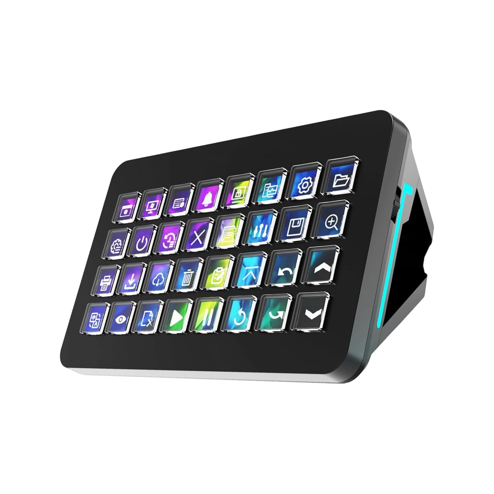 Pannello Controllo visivo Tastiera Personalizzabile a 32 per Controllo dello Streaming Live Streamdeck Migliora la produttività Streaming Lavoro
