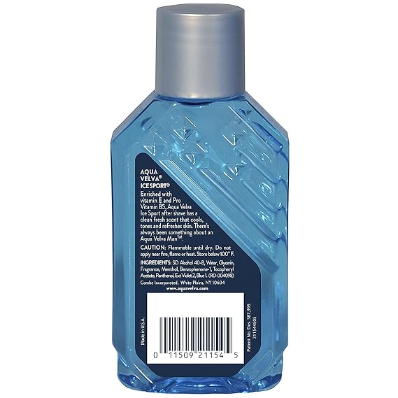 Aqua Velva Ice Sport Cooling After Shave 3.50 Ounce (Value Pack of 5)