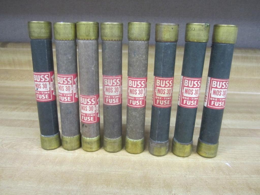Cooper Bussmann Fusible NOS-30, autobuses una vez