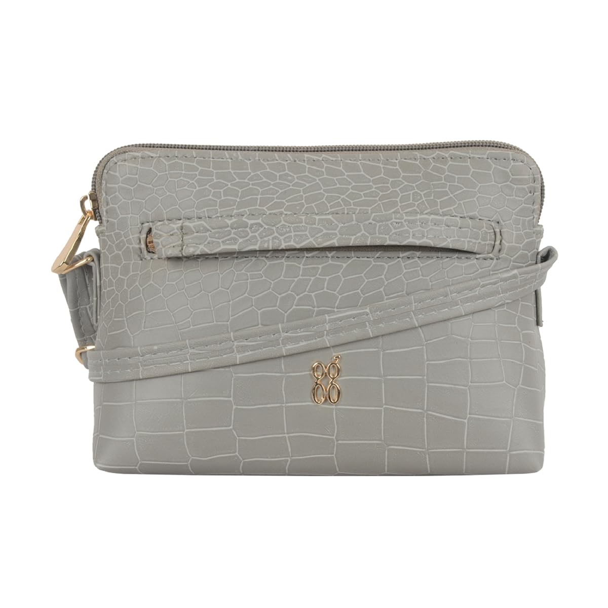 Baggit Women Grey Bowling Sling Bag Large Size | Ladies Stylish Casual Cross Body Purse Handbag (B0CWDM54S7) Amazon Price History, Amazon Price Tracker