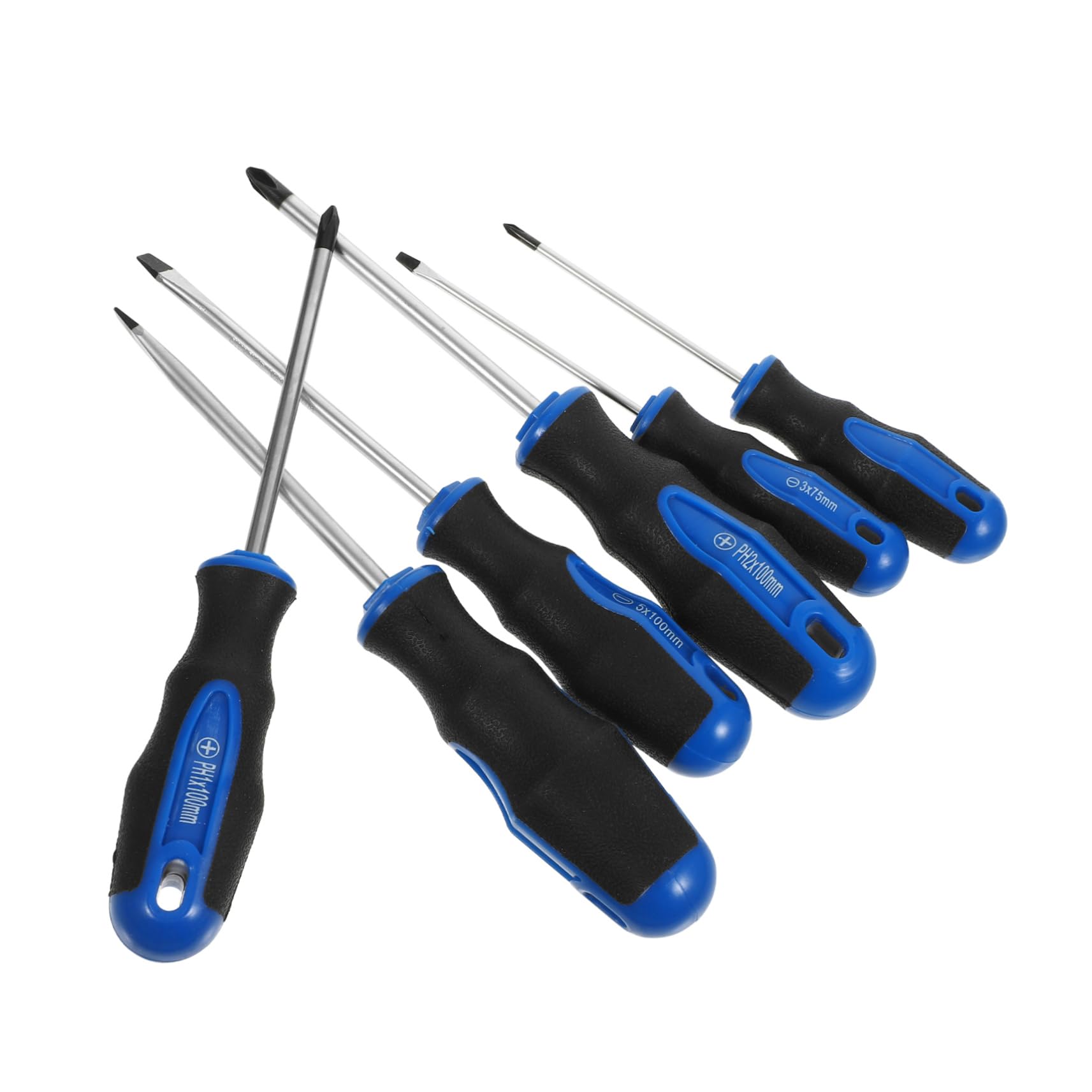 Uonlytech 5 Set Set Di Cacciaviti Utensile Di Riparazione Attrezzi Manuali Cacciavite A Mano Cacciavite Magnetico Strumento A Croce Per Riparazione Auto 6 Pezzi * 5