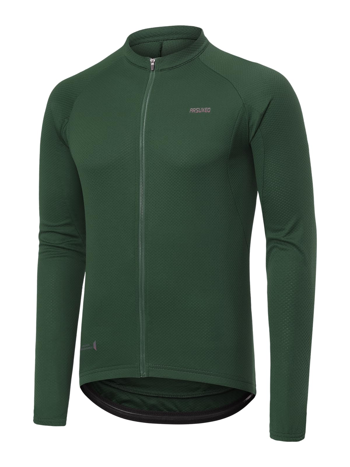 ARSUXEO Camiseta ligera de manga larga para hombre, camiseta de ciclismo