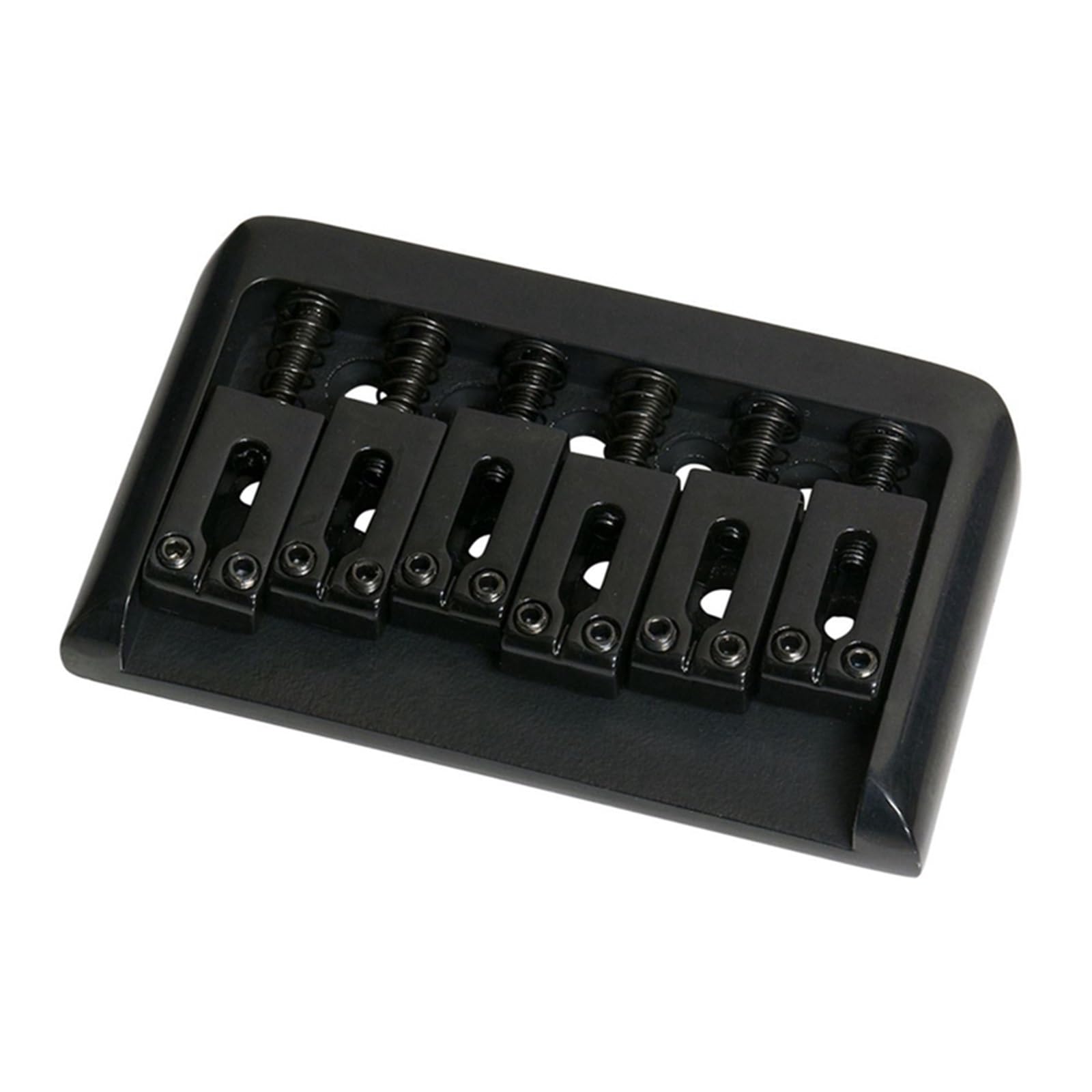 A57T Mostek Hardtail Non tremolo do gitary 6 strunowej ST Tele i innych czarny Mostek Gitary Profesjonalnej