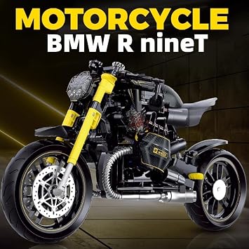 CIJINAY Technic Motorcycle Model Building Block Kit, 618 PCS Technic Motorbike Building Blocks Set, MOC Superbike Gift Toy for Adult, Construction Vehicle Toy Building Brick