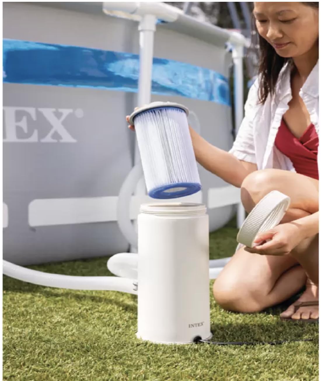 Amazon | INTEX インテックス フィルターポンプ C1000 Filter Pump
